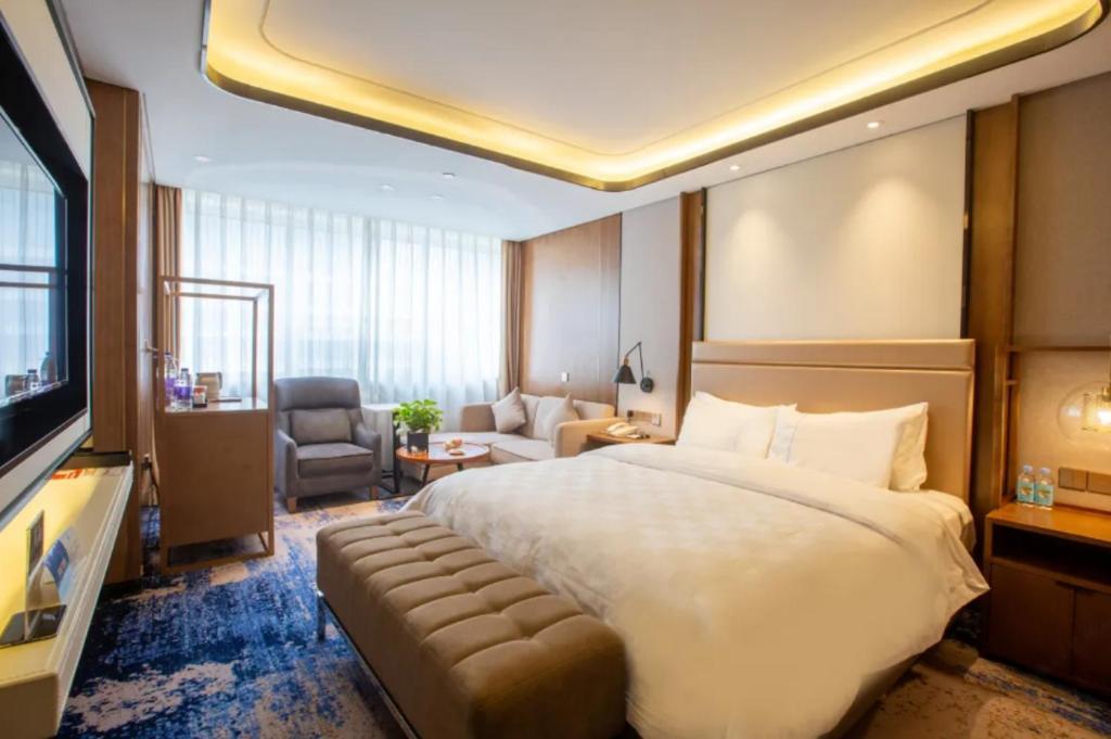 Linyi Blue Horizon Intenational Hotel Exterior photo