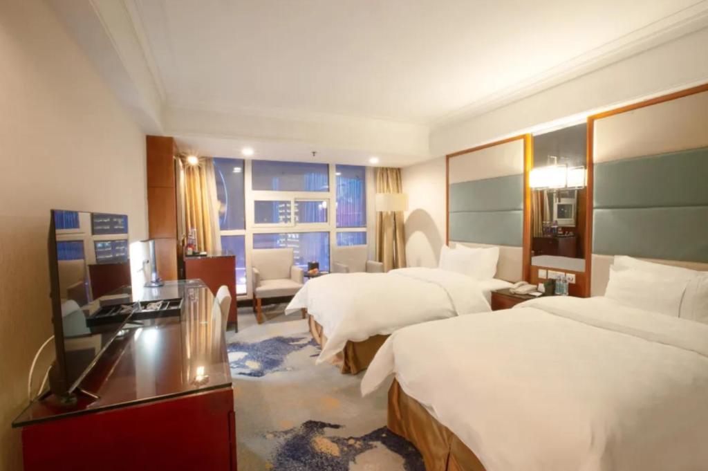 Linyi Blue Horizon Intenational Hotel Exterior photo