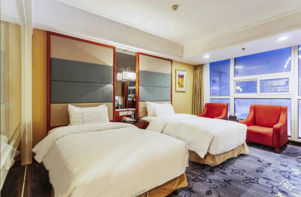 Linyi Blue Horizon Intenational Hotel Exterior photo